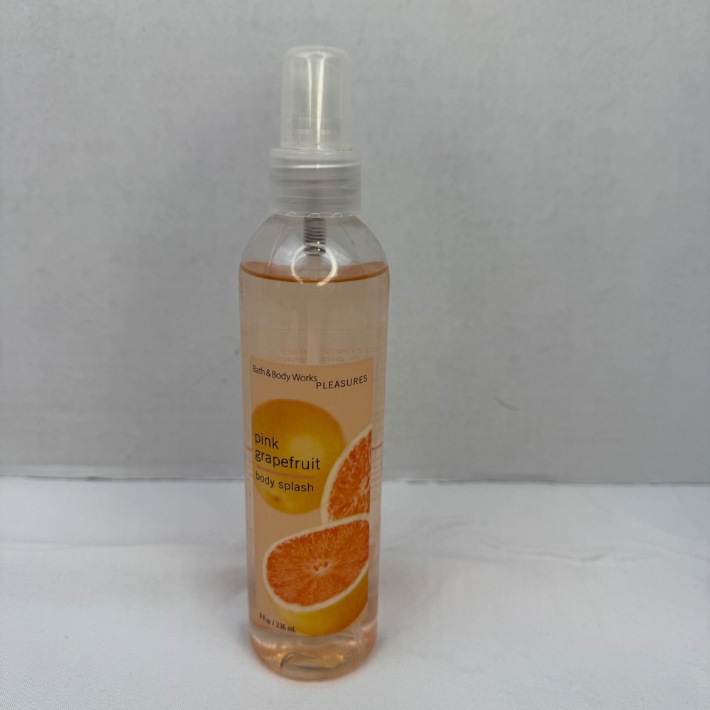 Vintage Fragrance Bath & Body Works Pleasures Pink‎ Grapefruit Body Splash 8oz
